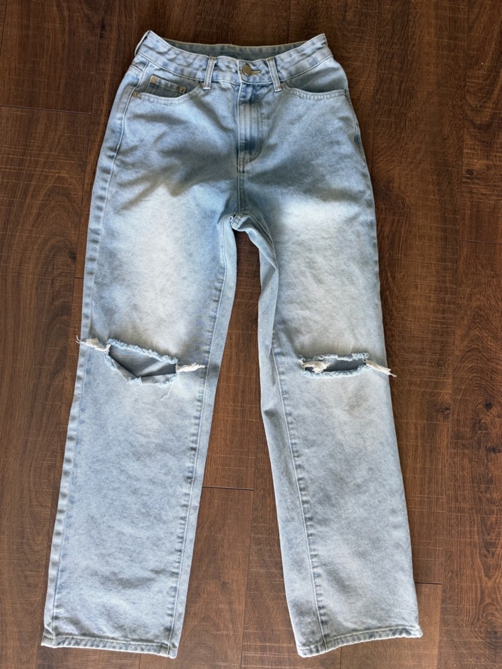 Light Blue Distressed Women’s Jeans